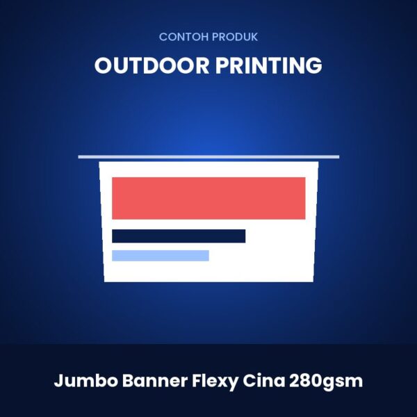 Jumbo Banner Flexy Cina 280gsm