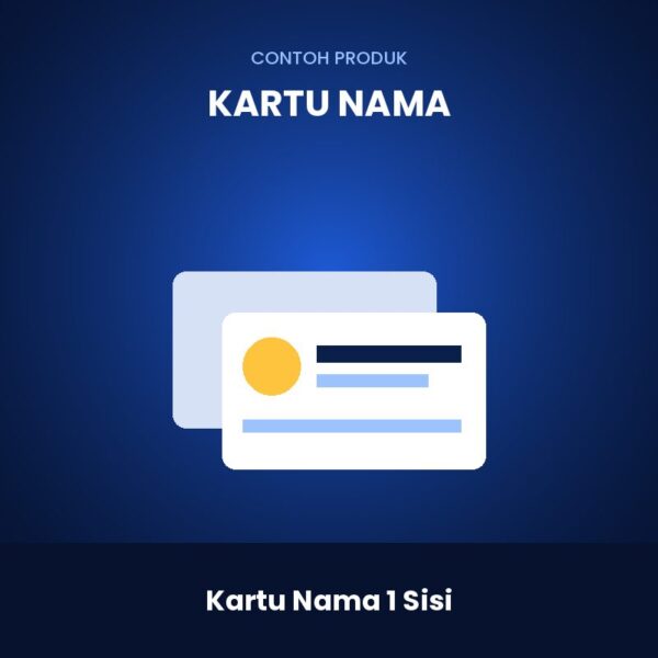 Kartu Nama 1 Sisi