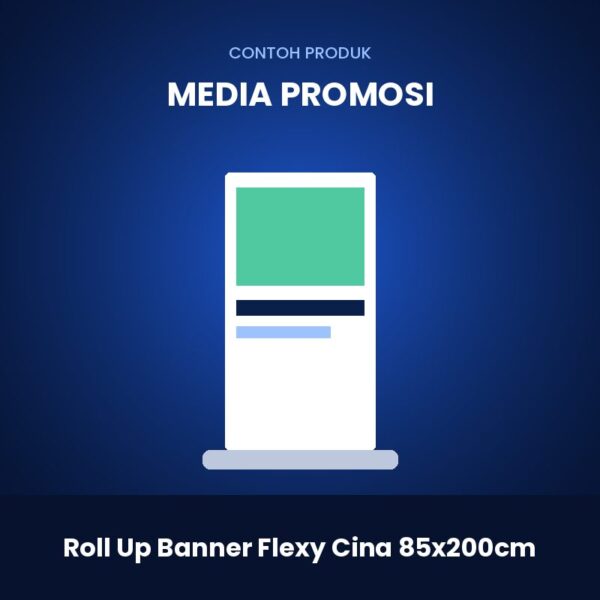 Roll Up Banner Flexy Cina 85x200cm
